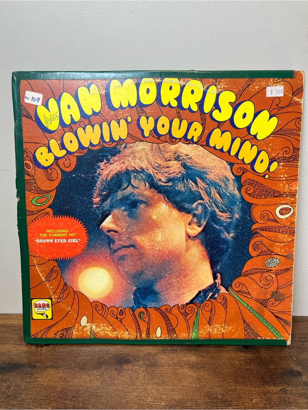 Vintage Van Morrison Blowin' Your Mind Vinyl Record